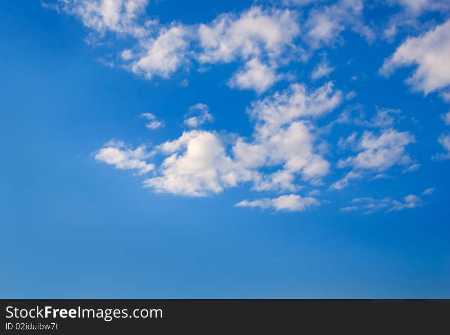 The beautiful sky with clouds. The beautiful sky with clouds