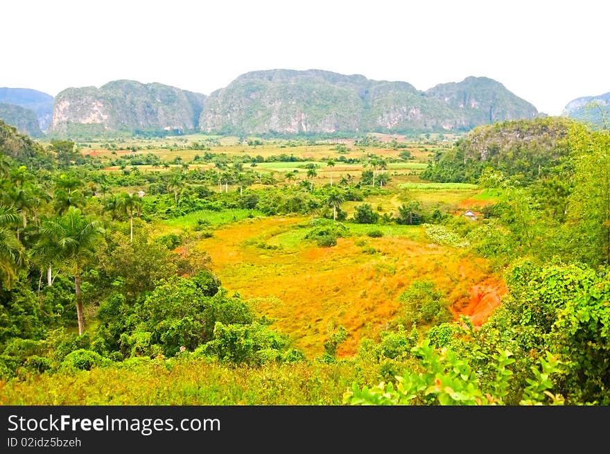 View of Vinales valley, Cuba