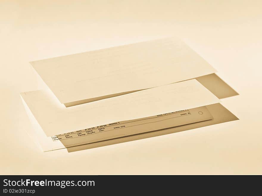 Paper texture, old paper texture over white background