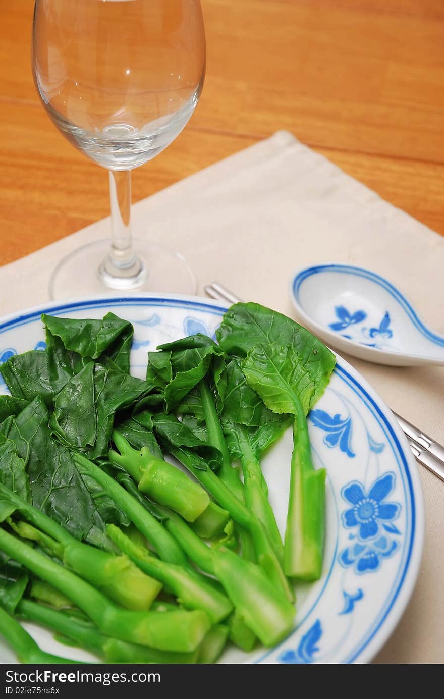 Simple Chinese style vegetables