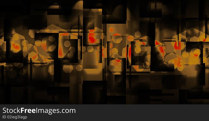 Abstract background of glossy squares