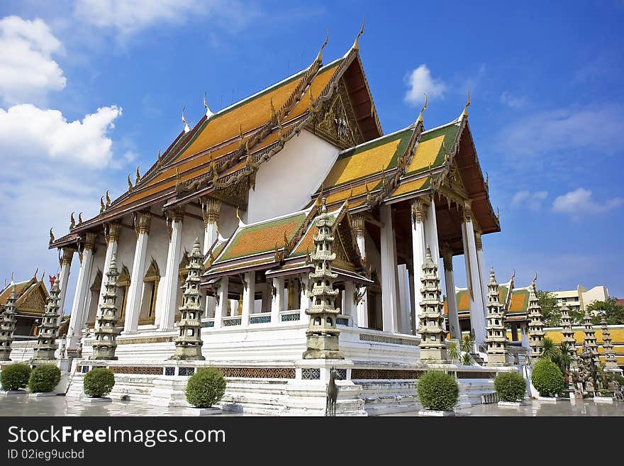 Old Thai Temple in Bangkok.