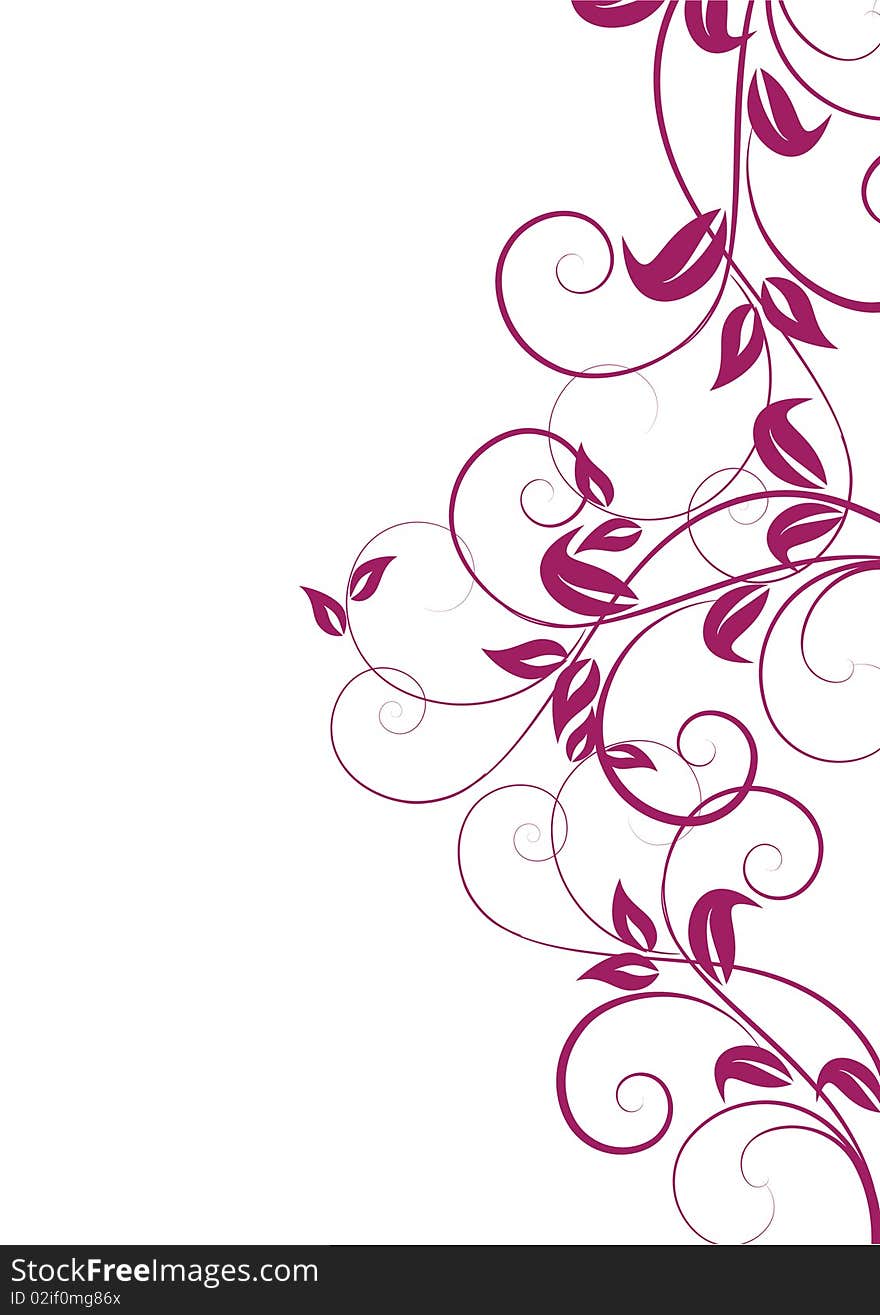 Abstract Floral Background