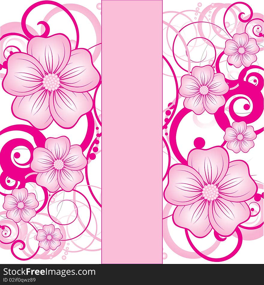 Abstract Floral Background