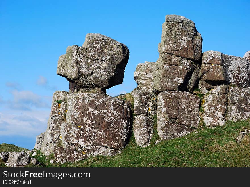 Rock formation in northern Scotland, amongst the oldest in the world. Rock formation in northern Scotland, amongst the oldest in the world.