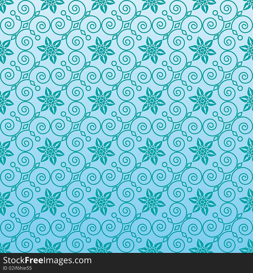 Seamless Ornamental Wallpaper