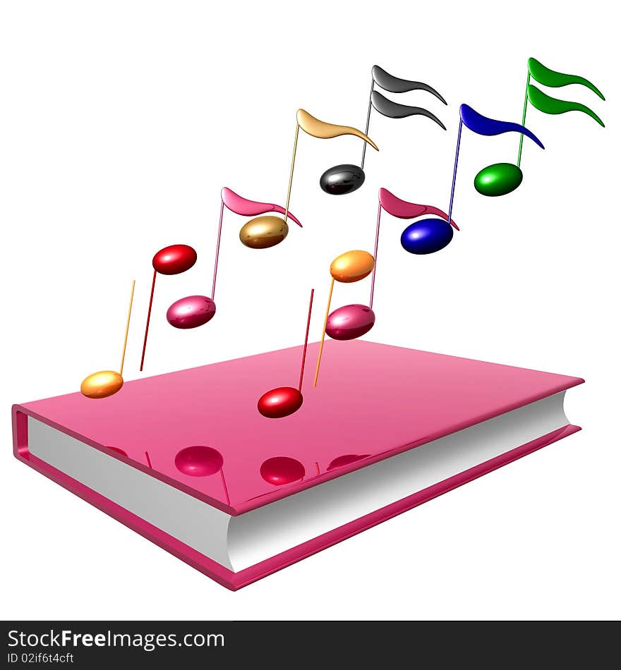 Colorful Music Notes Icon