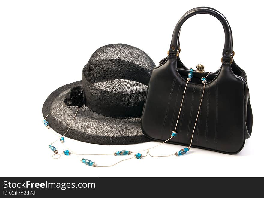 Vintage Hat And Handbag