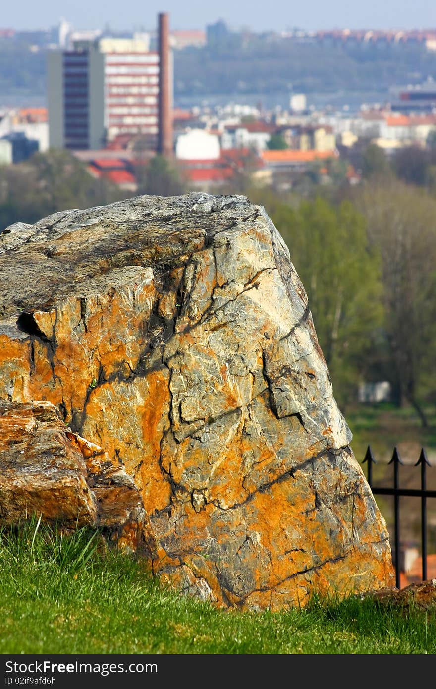 Colorful stone