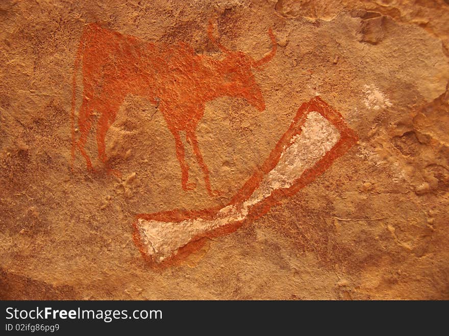 Rock Engraving, Libya