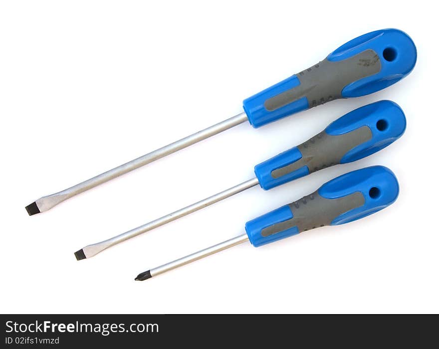 Three screw drivers