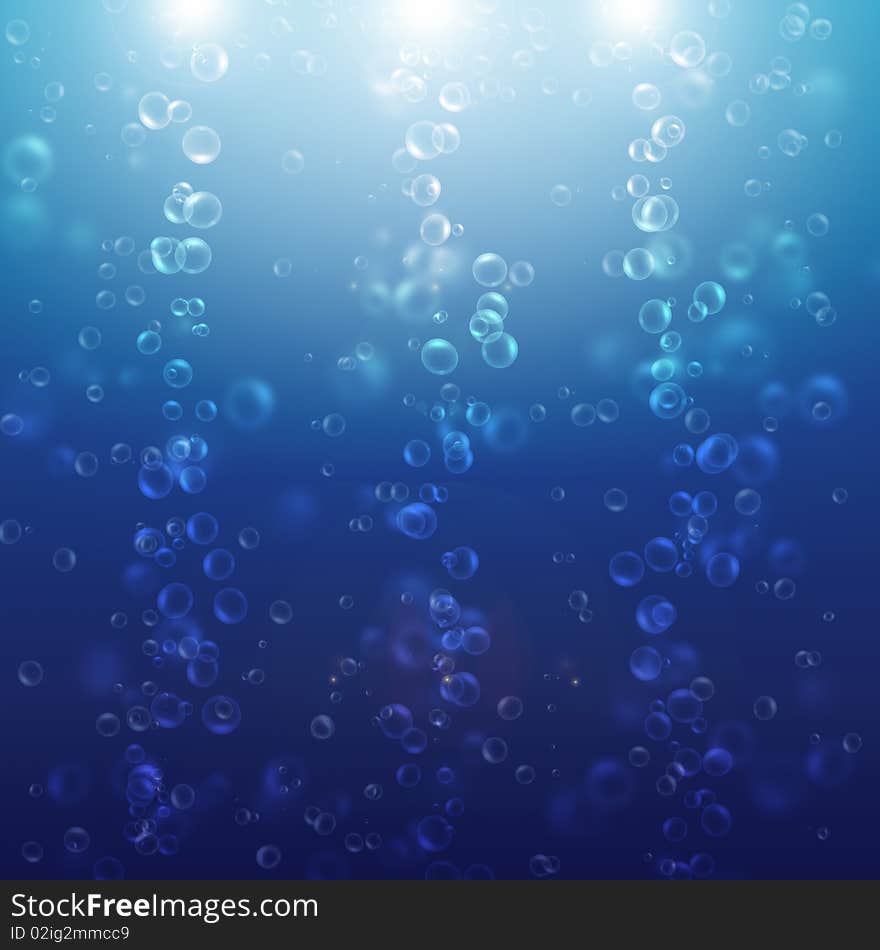 Air Bubbles Of Water