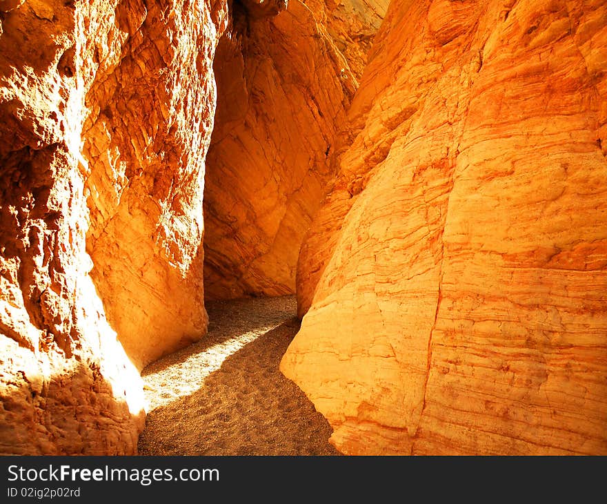 The Anniversary Narrows canyon in Lake Mead National Recreational Area, Nevada. The Anniversary Narrows canyon in Lake Mead National Recreational Area, Nevada