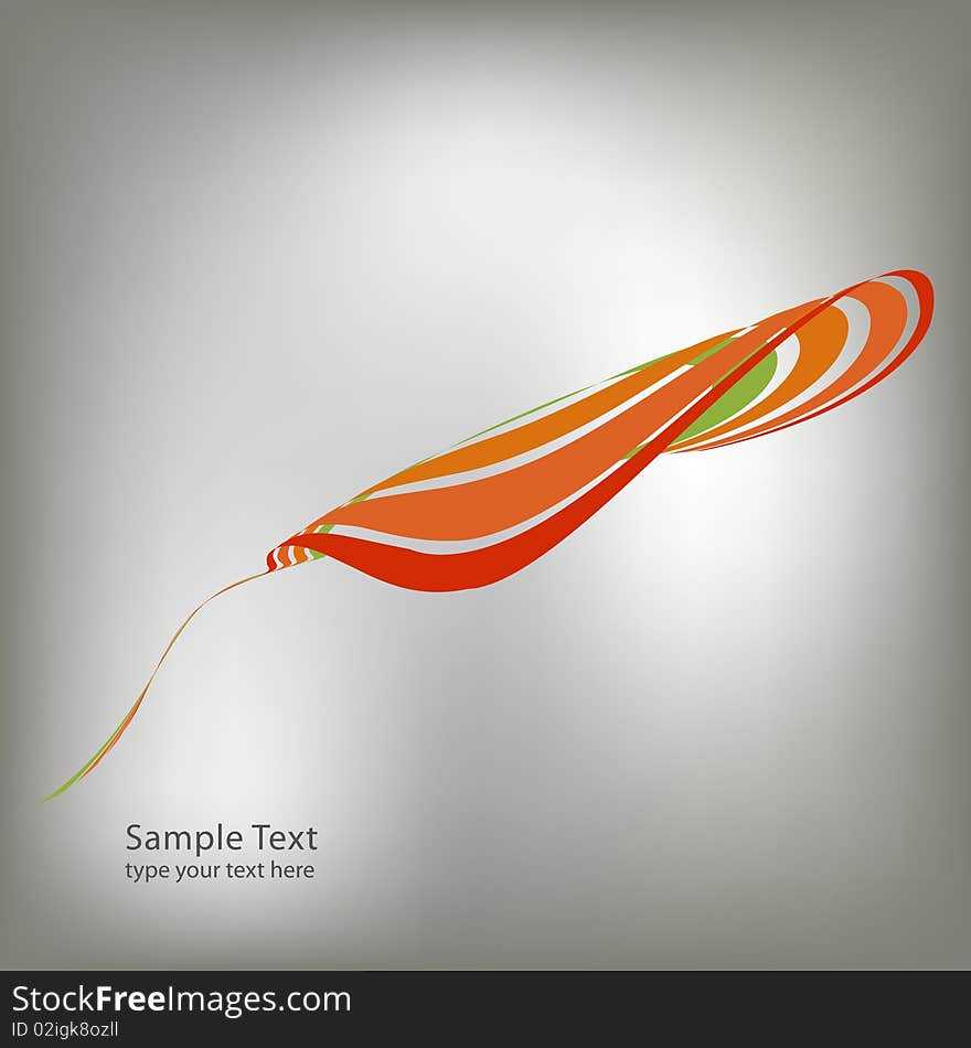 Illustration of an abstract wave background