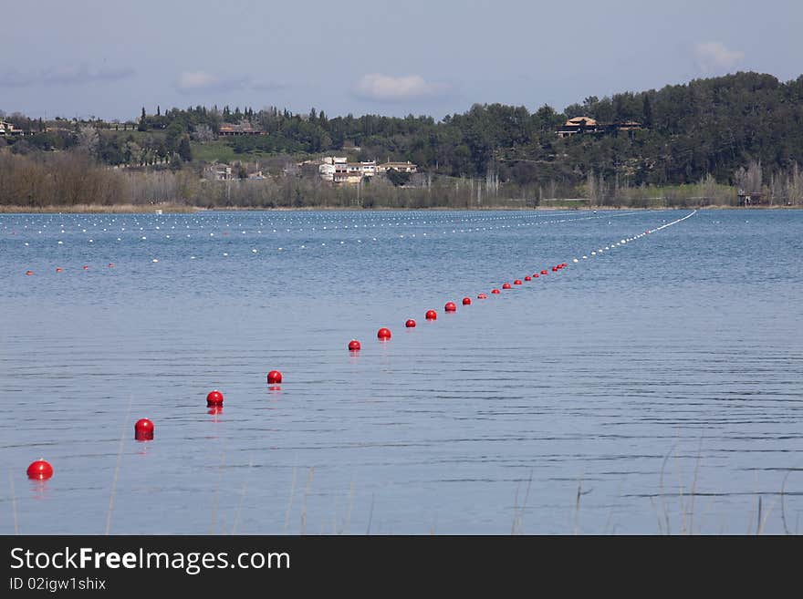 Buoys In The Lake