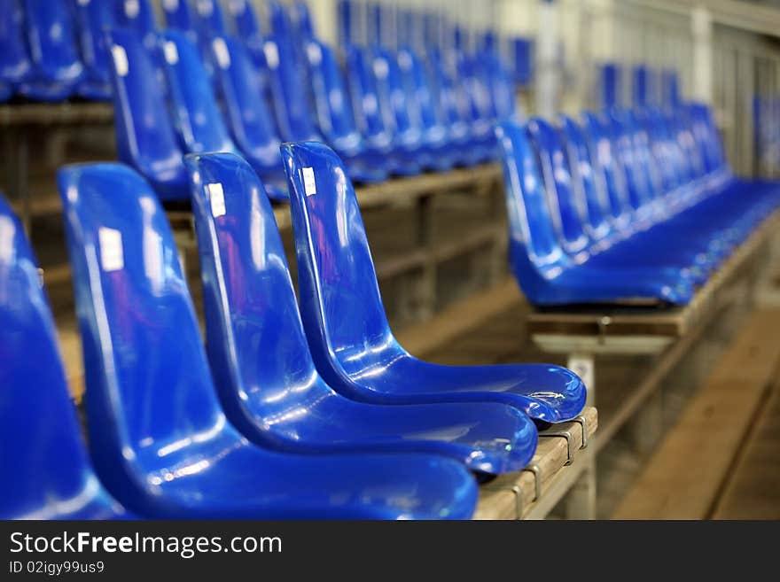 Blue seats