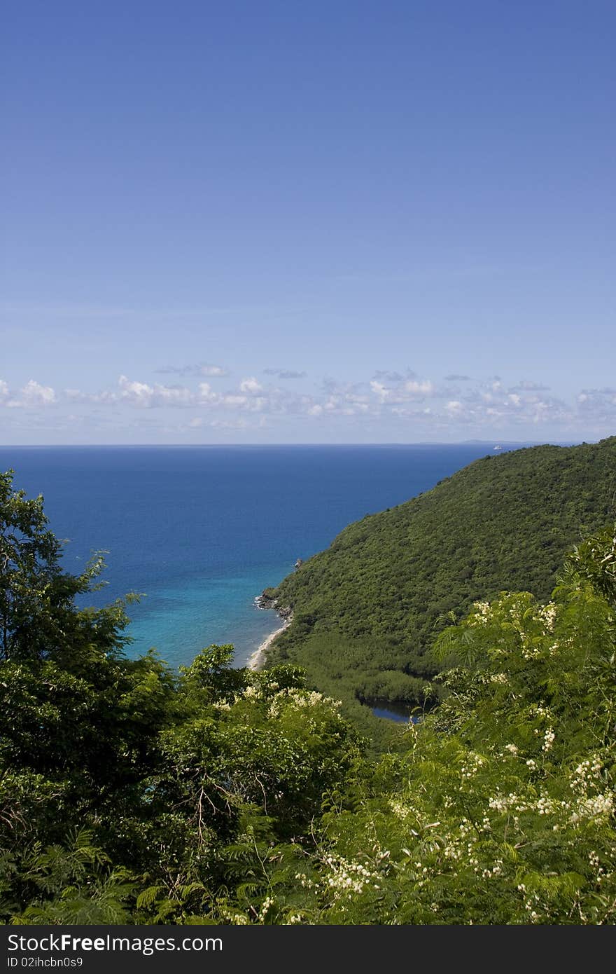 Hidden Beach Island Coast