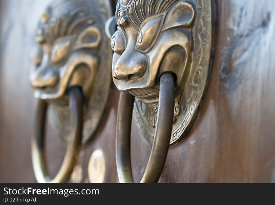 Chinese door knocker