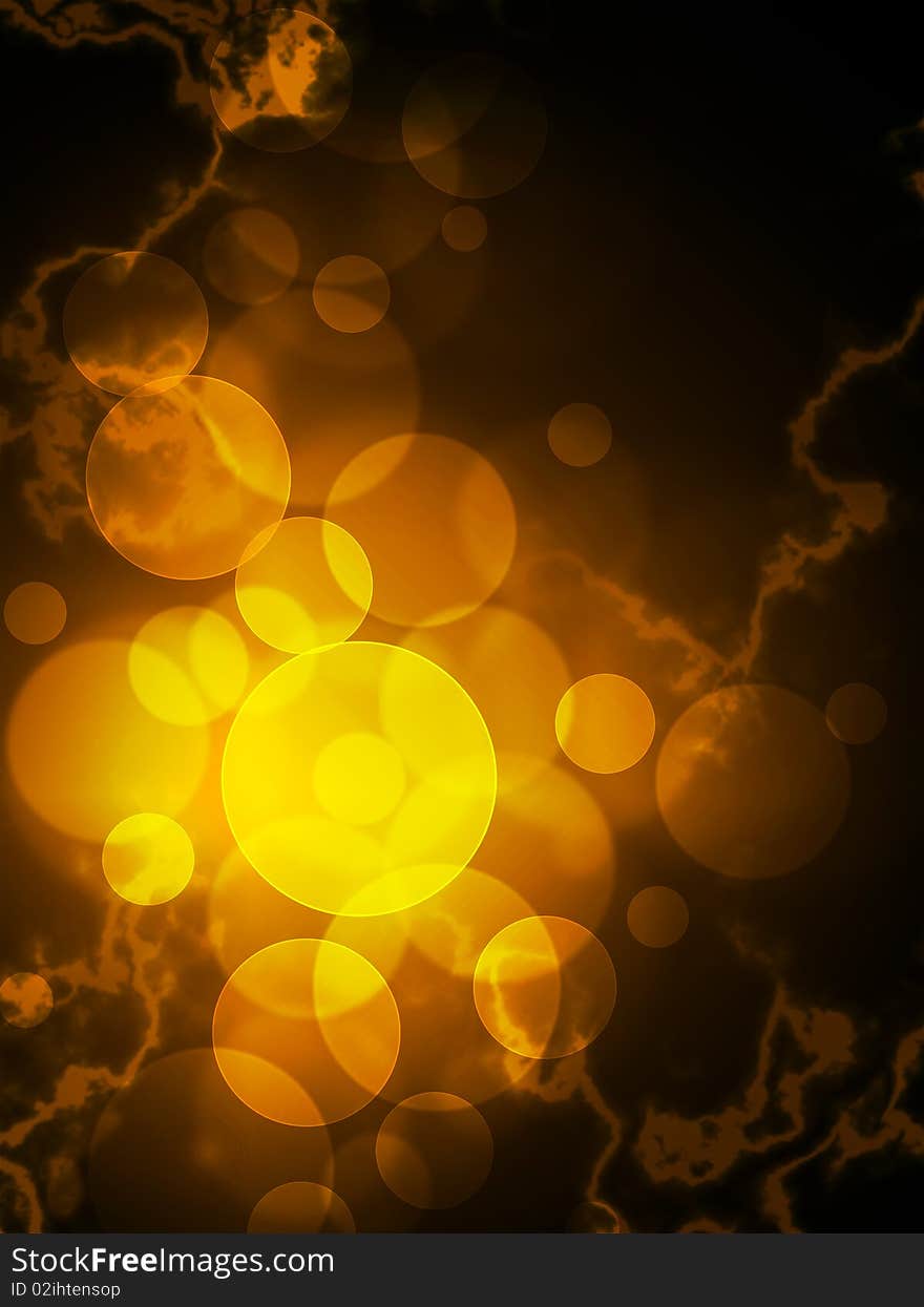 Abstract Background With Transparent Circles.