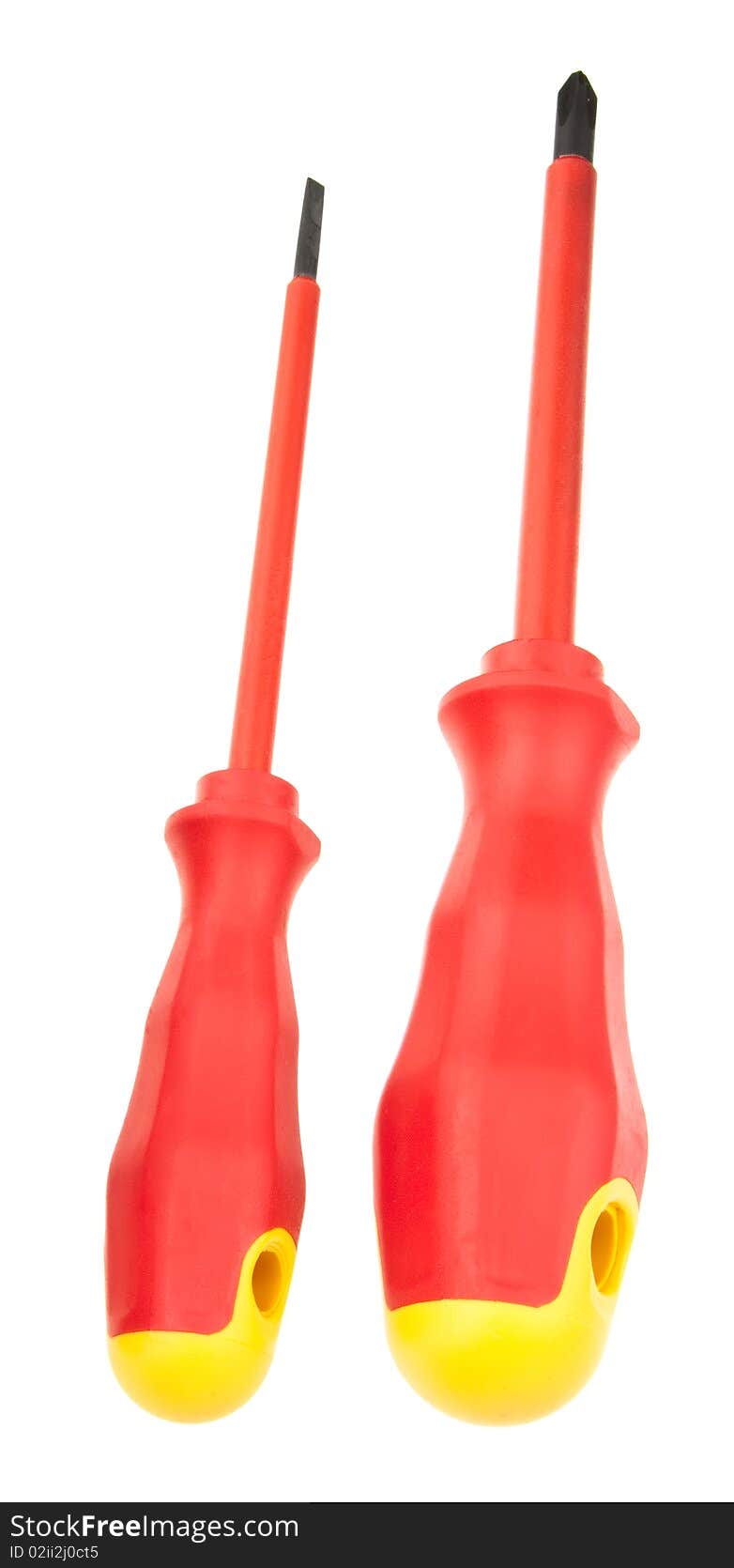 Two Red-yellow Screwdrivers