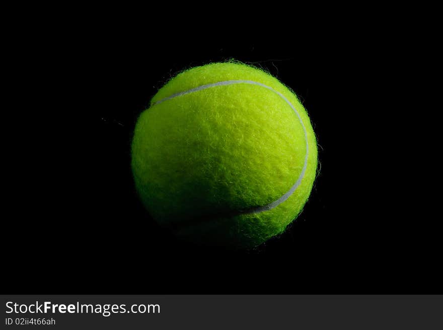 Yellow tennis ball