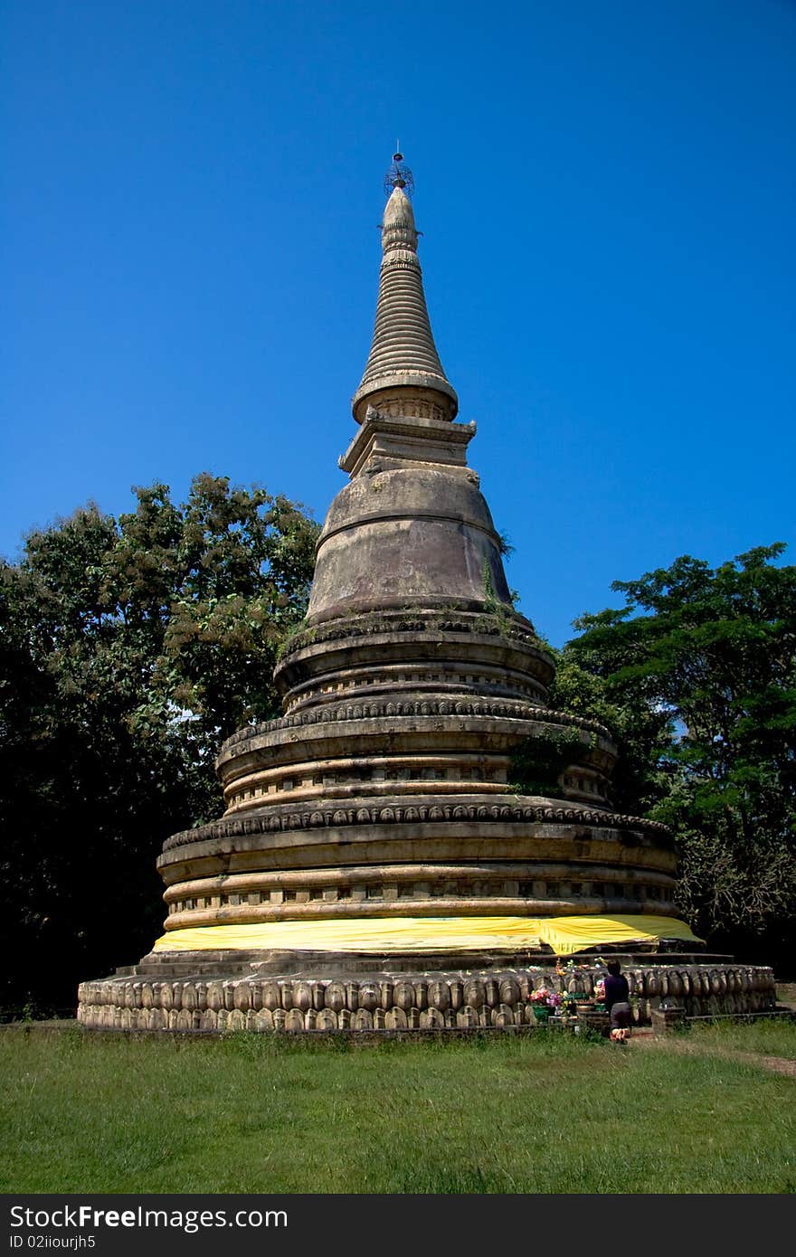 Old Pagoda in Chiang Mai, Thailand