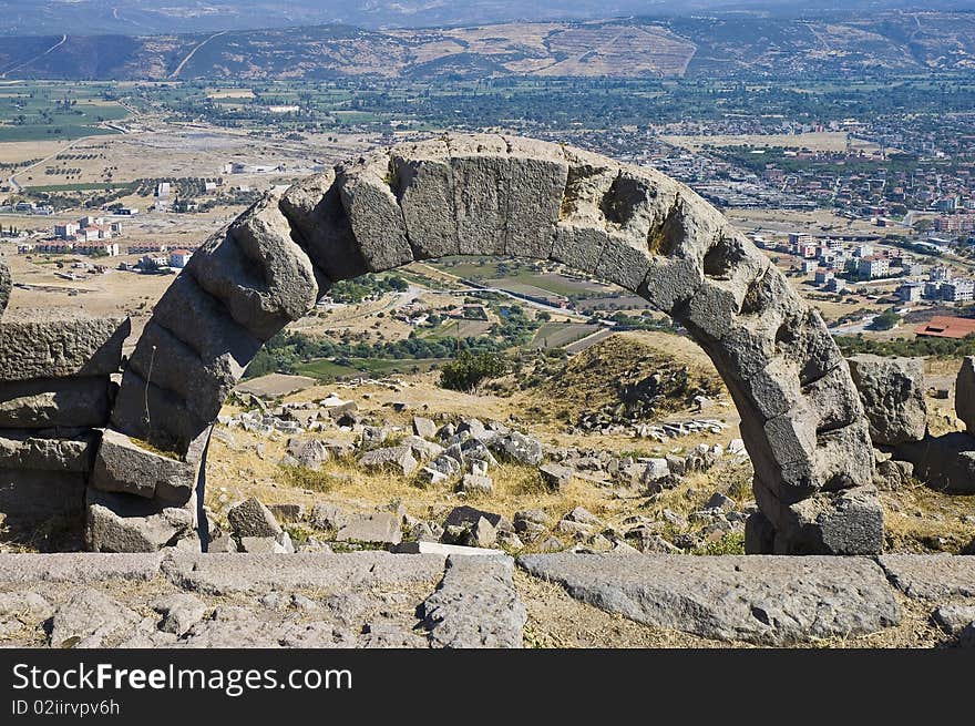 Ruins of Pergamo, southwest Turkey