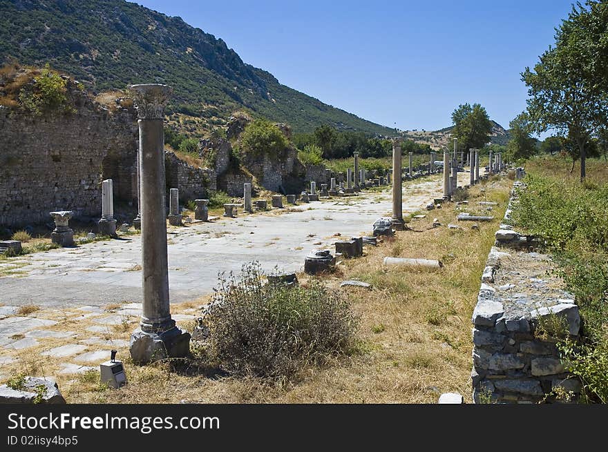 Archaeological ruins of Efes, Turkey