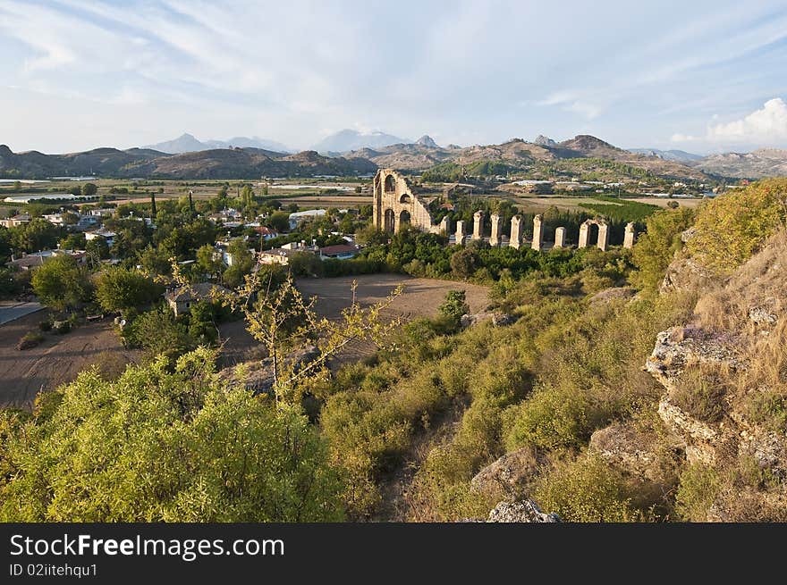 Ancient Aspendos archaeological site, Turkey