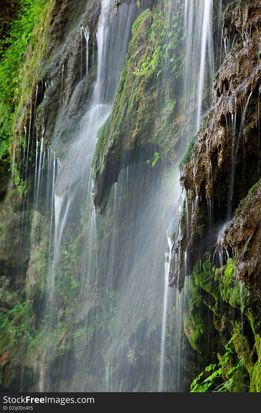 Lizine's waterfall (Doubs, France)