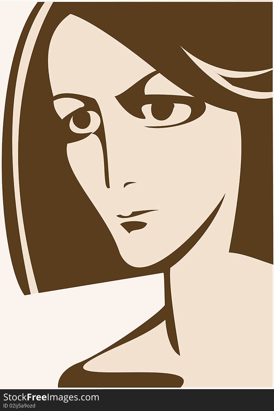 Face of woman