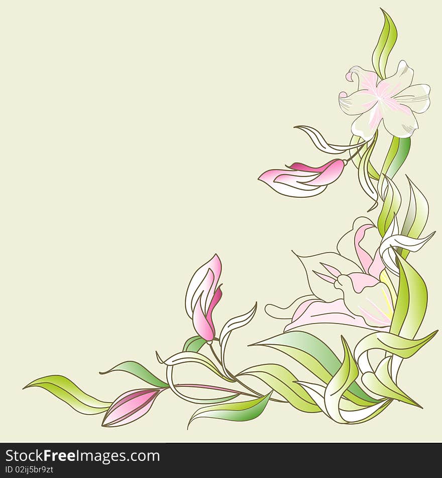 Floral Decorative Background