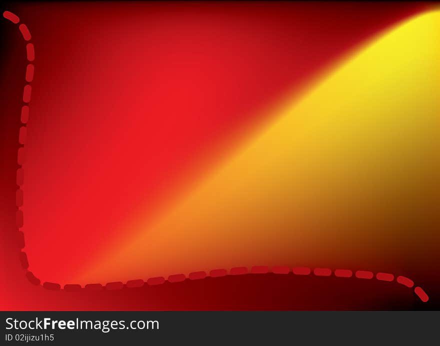 Abstract background red and yellow meshing in different ways