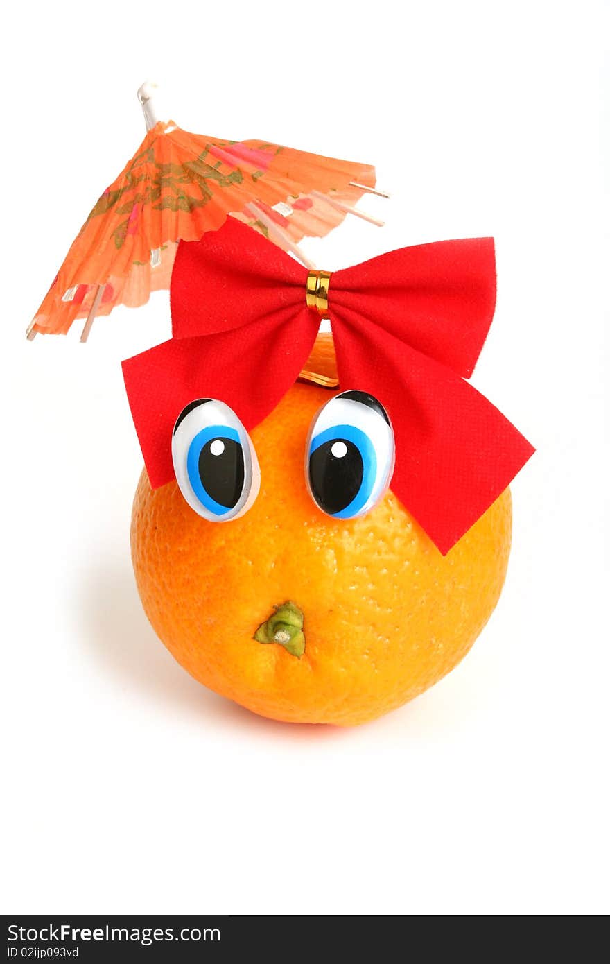 Funny orange