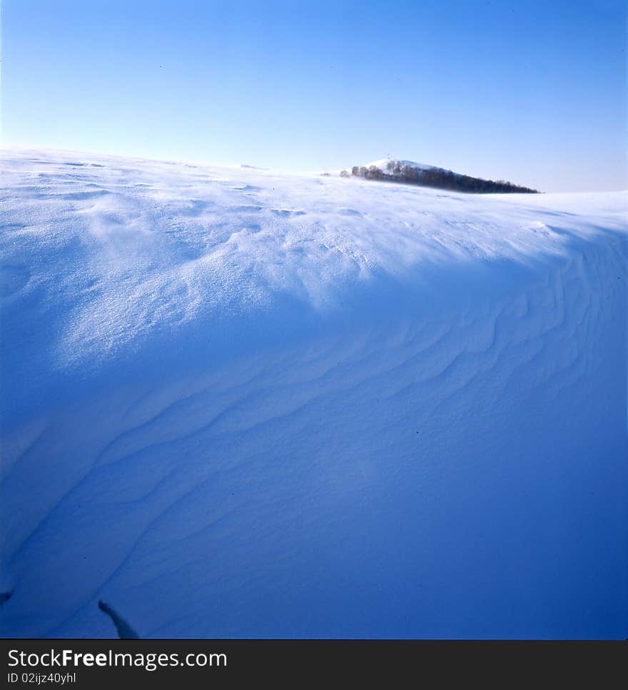 Snow field