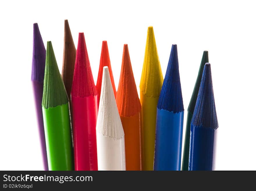 Collection Of Colorful Pencils