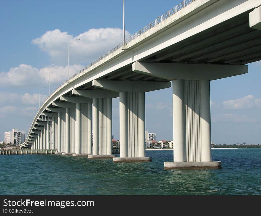 Sandkey bridgeat Clearwater Beach Florida. Sandkey bridgeat Clearwater Beach Florida