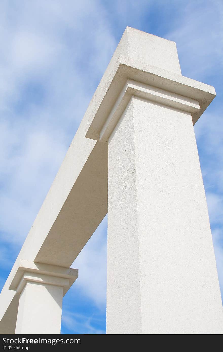 Arch With Columns In The Modern Style