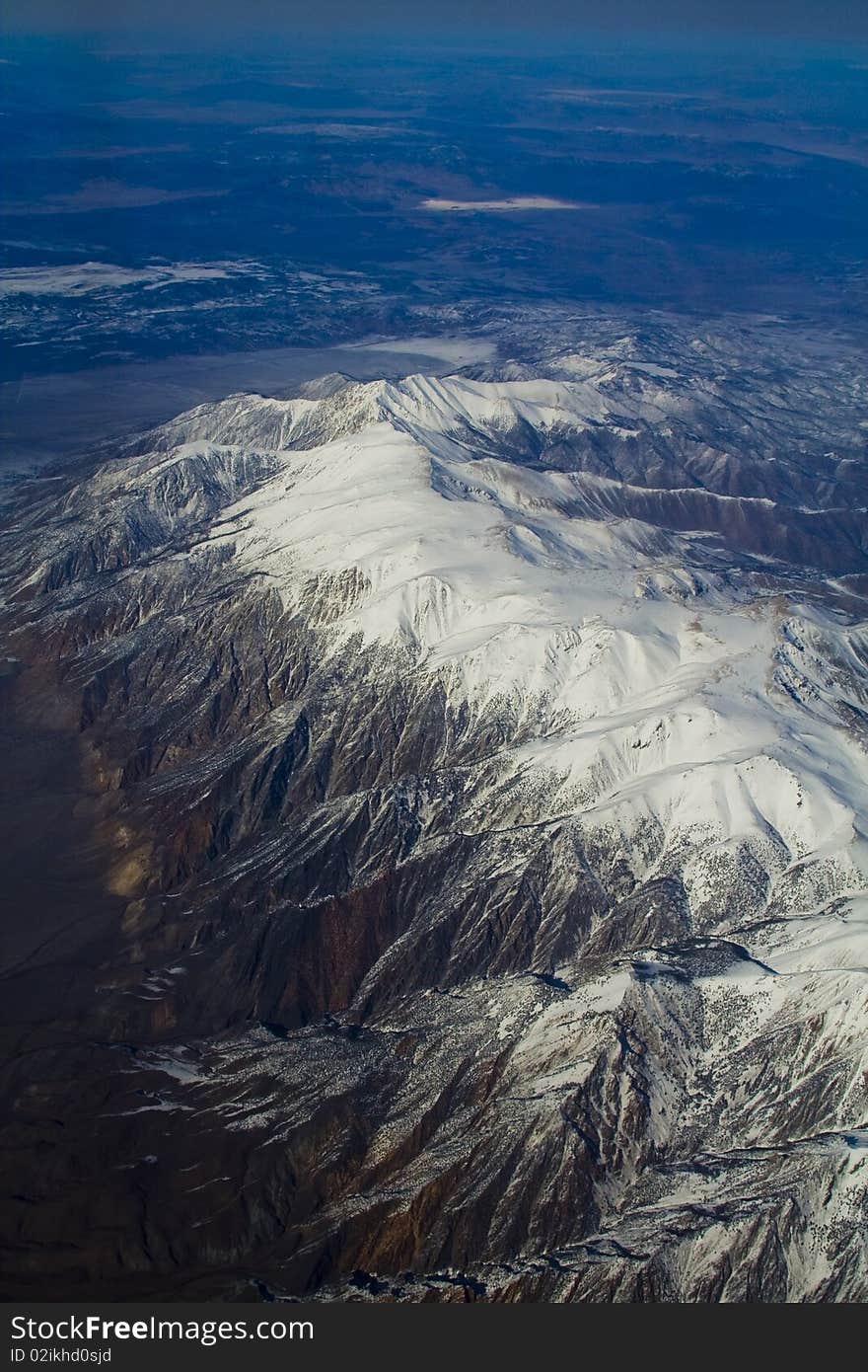 Snow Mountain Aerophotography