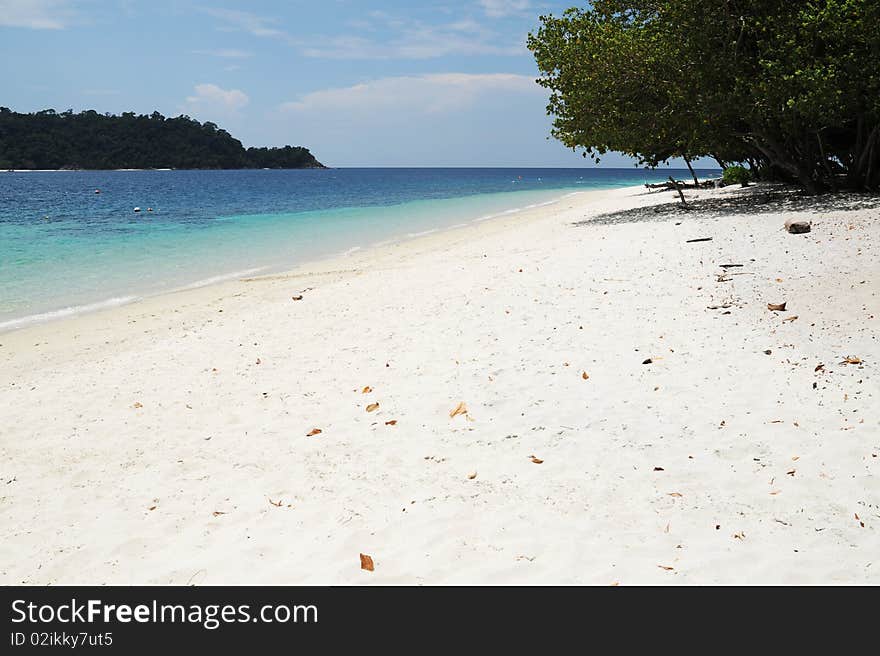 Beautiful beach and sea in Thailand