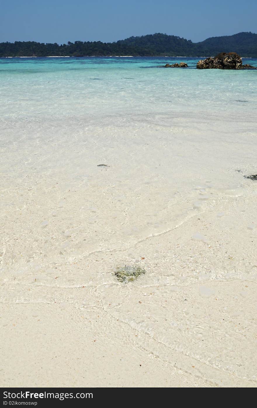 Beautiful beach and sea in Thailand