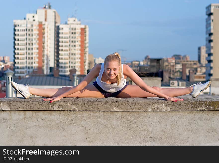 Blond Gymnastic Girl