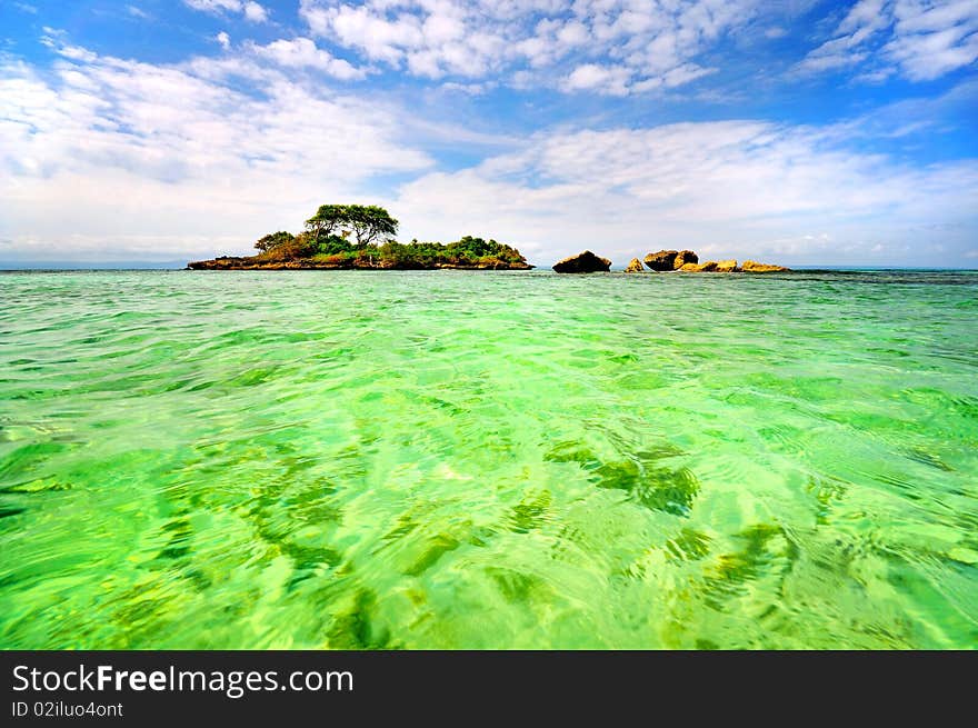 The amazing Caribbean sea and colors. The amazing Caribbean sea and colors.