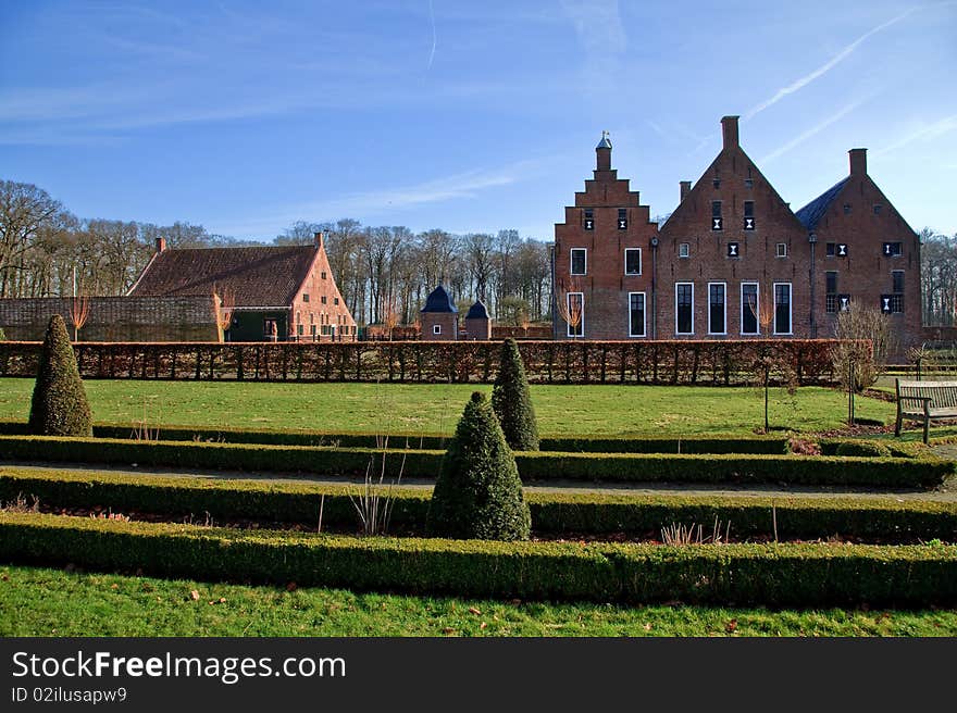 Old Medieval Mansion With Garden