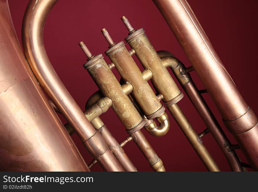 Old euphonium (detail)