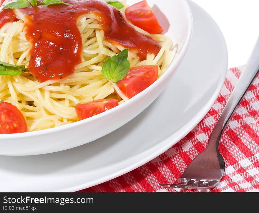 Pasta with vegetables