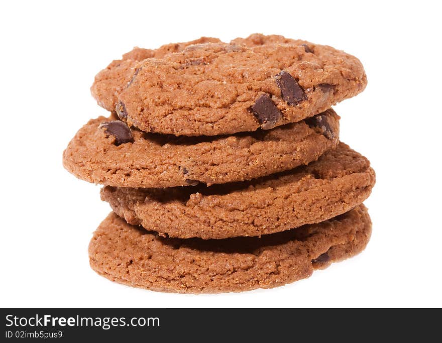 Cookies with chocolate