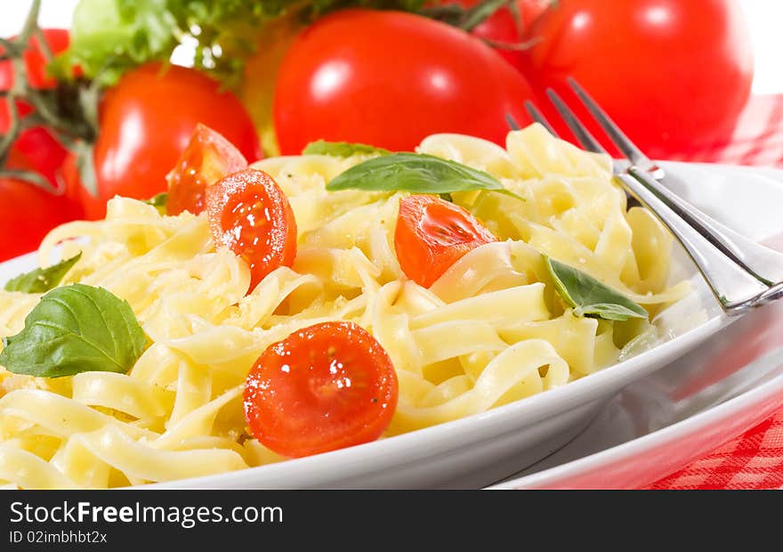 Pasta with vegetables