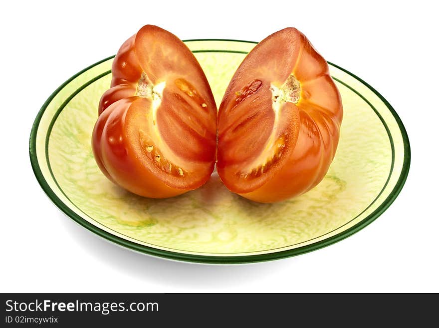 Sliced of tomato