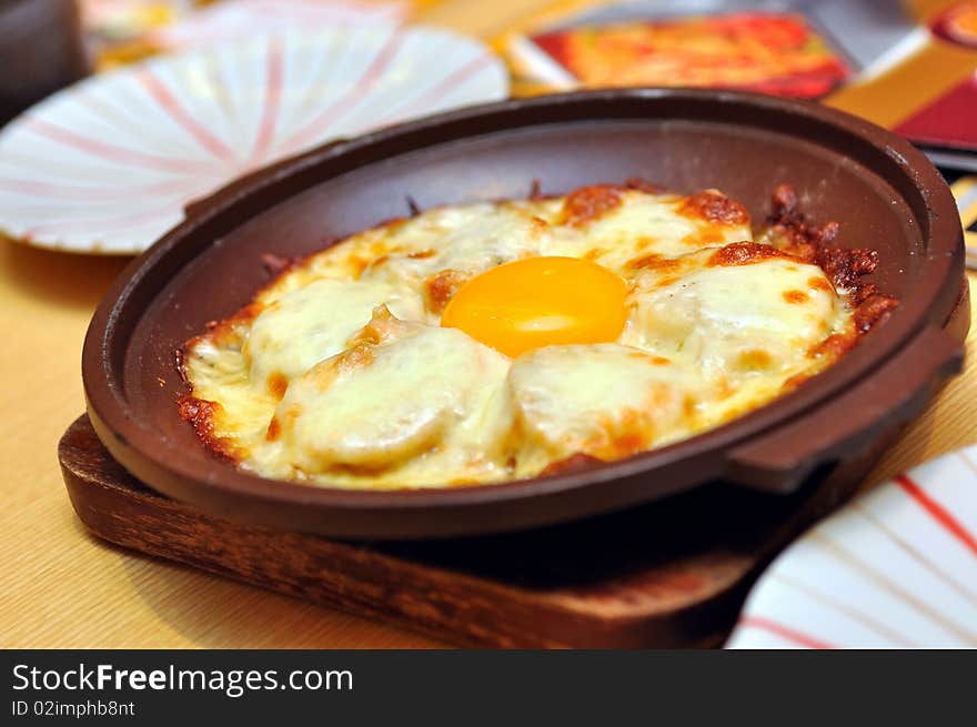 Japanese Omelet With Scallops